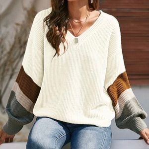 Knit vneck sweater